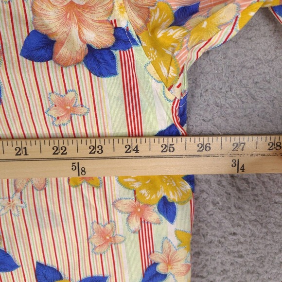 Conic Hawaiian Shirt Mens XXL Colorful Floral Button Down Camp Short Sleeve - Picture 10 of 14